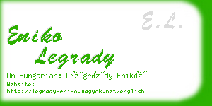 eniko legrady business card